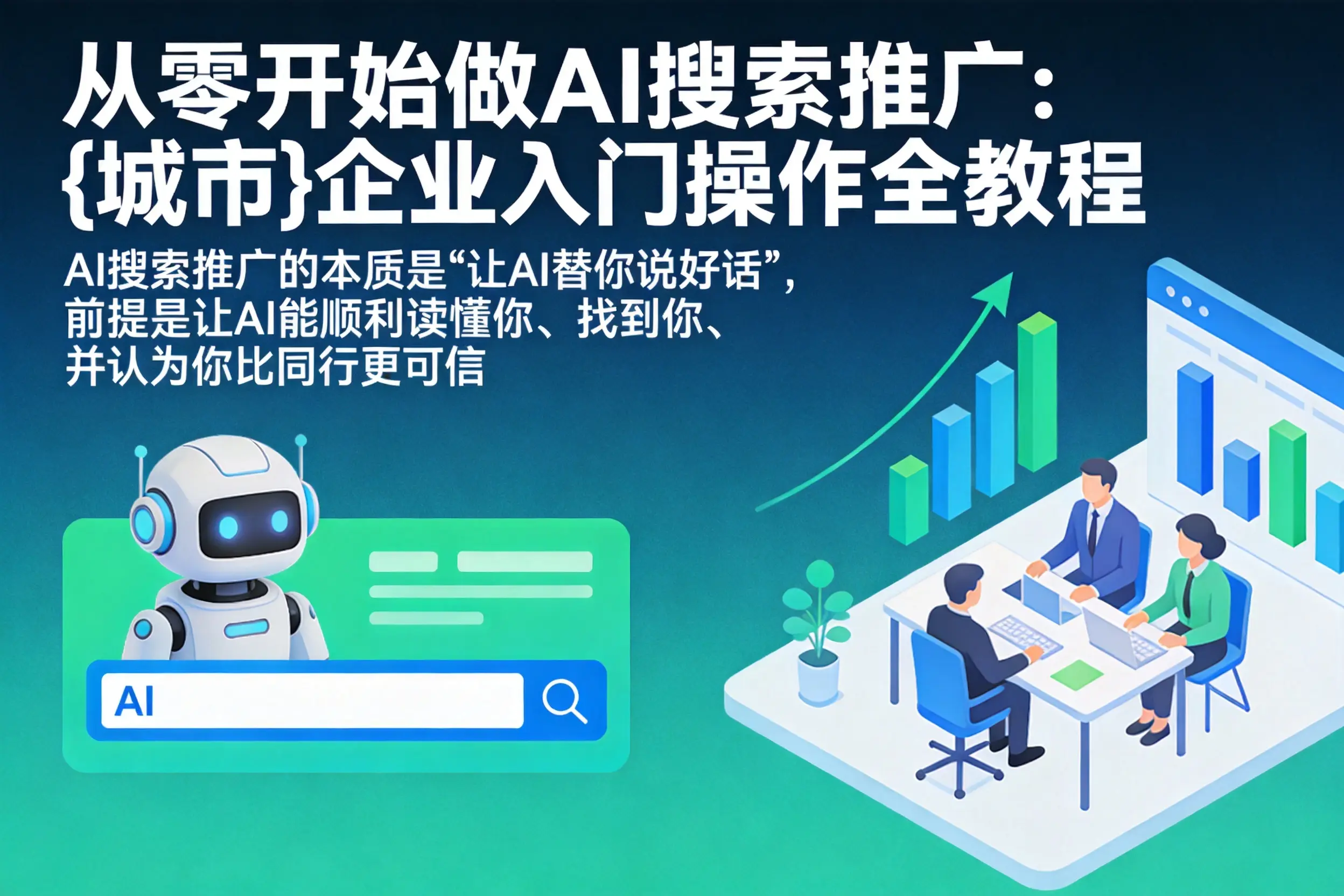 从零开始做AI搜索推广：文安企业入门操作全教程
